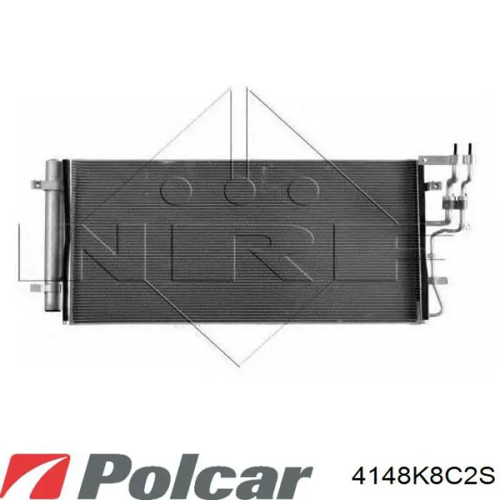 4148K8C2S Polcar радиатор кондиционера