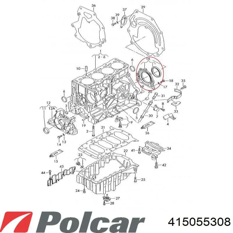 Маховик двигателя Polcar 415055308 цена, от 407.26 USD