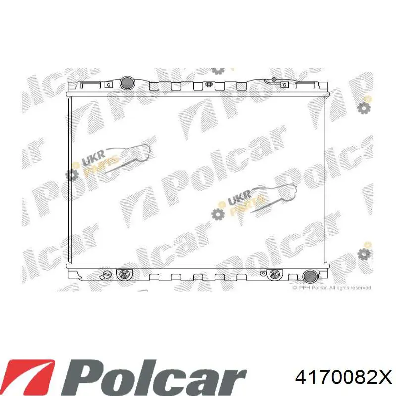 Радиатор 4170082X Polcar