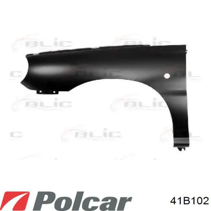 Купить 41B102 Polcar Крыло переднее правое