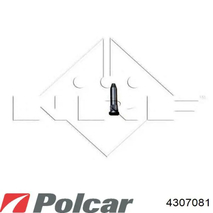 Радиатор охлаждения двигателя Polcar 4307081 цена, от 92.47 USD