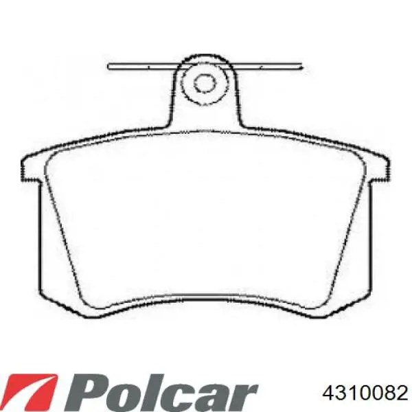 Радиатор 4310082 Polcar