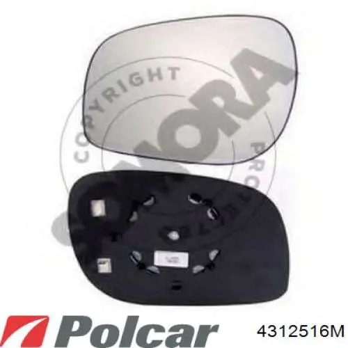 Зеркало заднего вида, левое Polcar 4312516M цена, от 306.09 USD