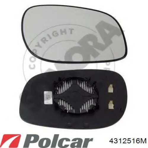 4312516M Polcar Левое боковое зеркало