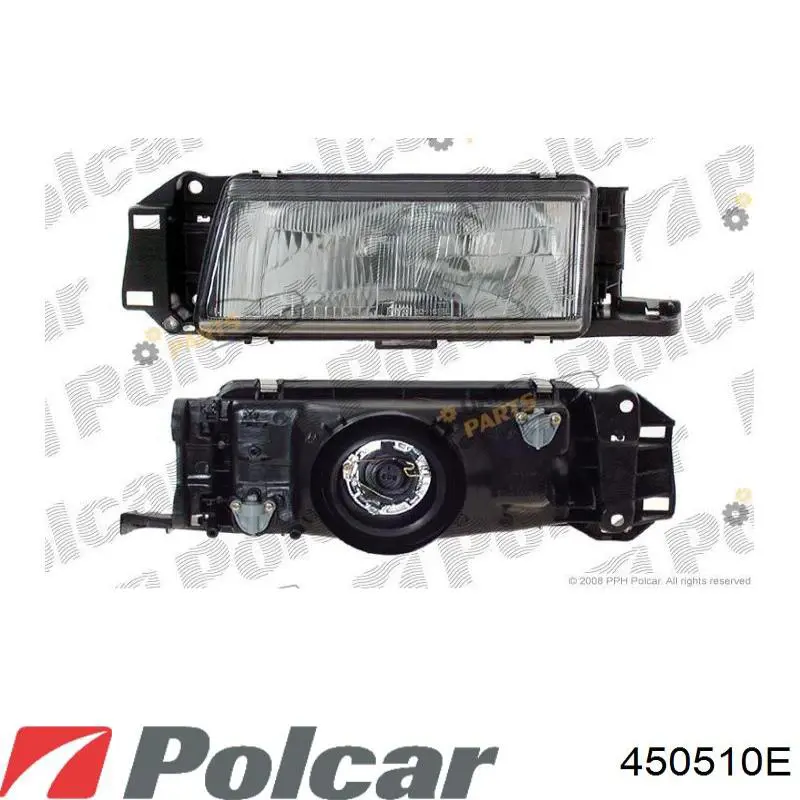 Фара правая 450510E Polcar