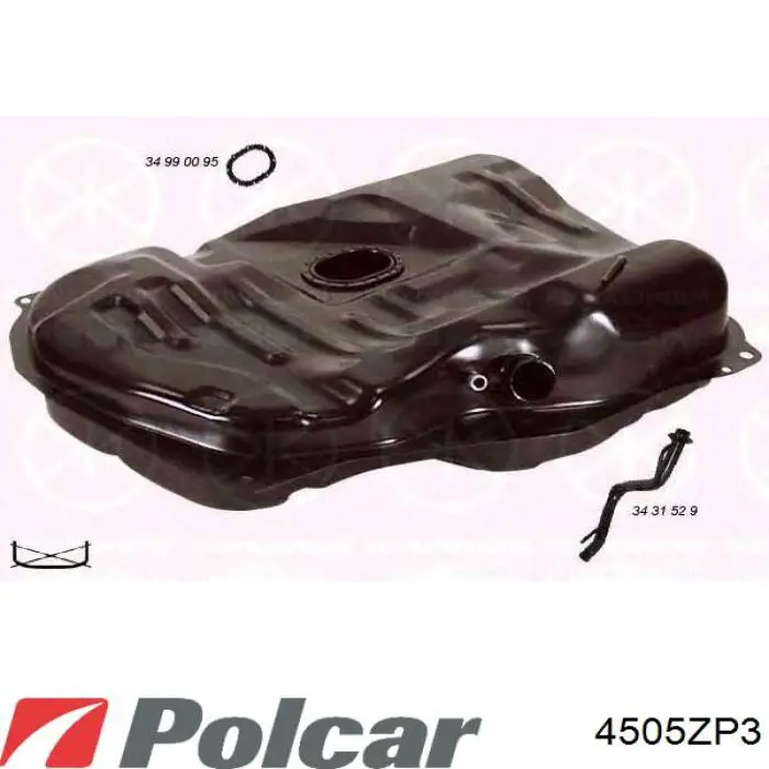 Топливный бак 4505ZP3 Polcar