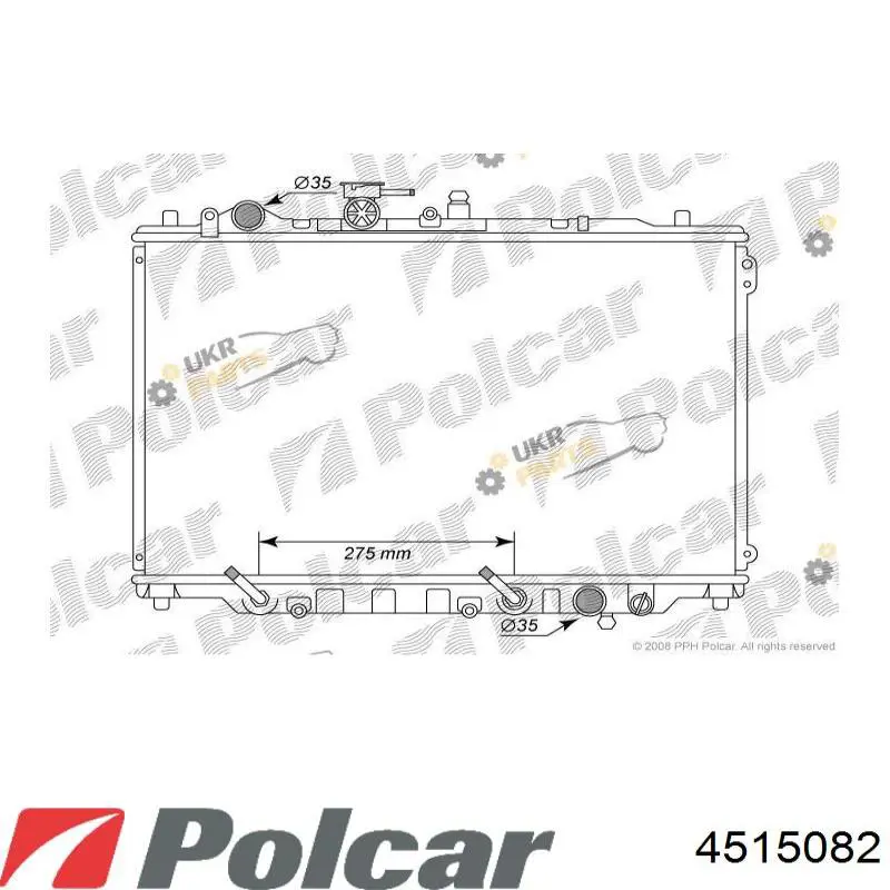 451508-2 Polcar радиатор