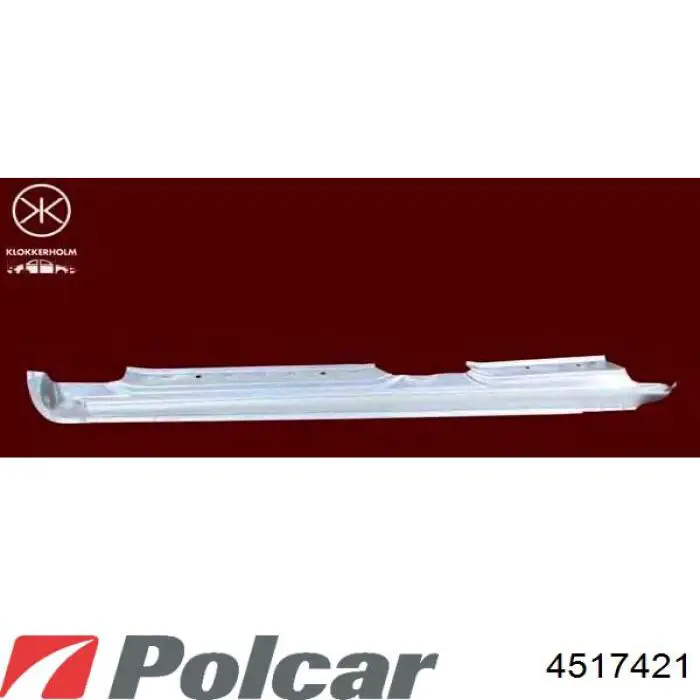 4517421 Polcar Порог наружний правый