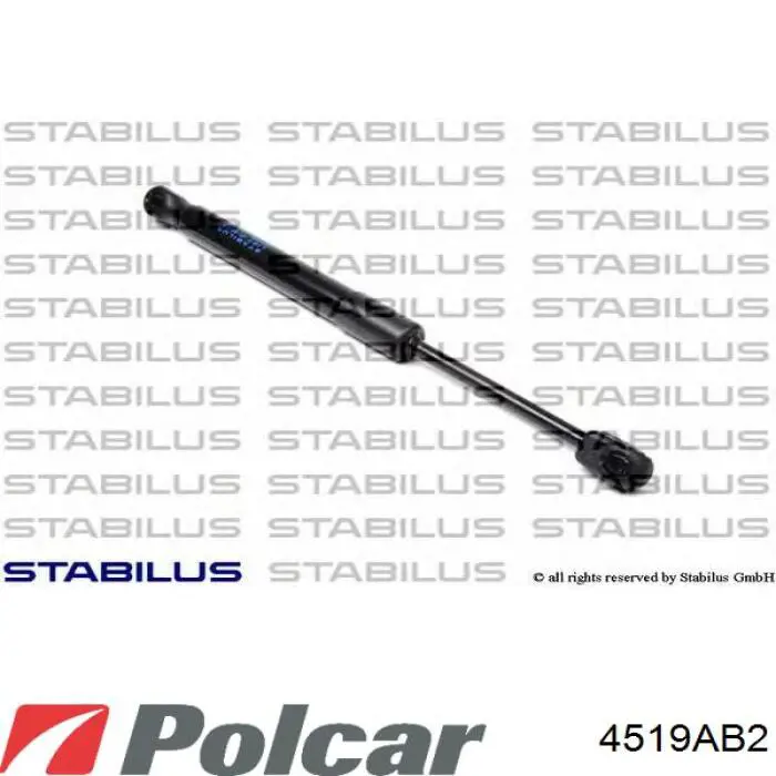 Амортизатор задней двери Polcar 4519AB2 цена, от 10.24 USD