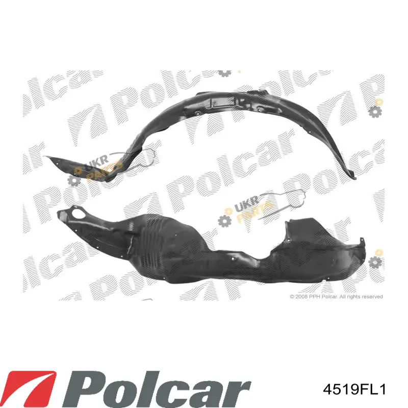 Купить GJ6A56140L Mazda Подкрылок передний левый