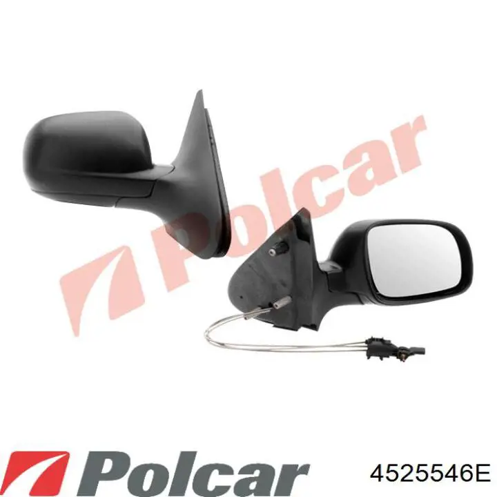 Зеркальный элемент водительского зеркала Polcar 4525546E цена, от 14.05 USD