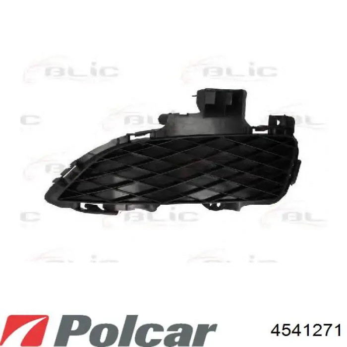 4541271 Polcar заглушка (решетка противотуманных фар бампера переднего левая)