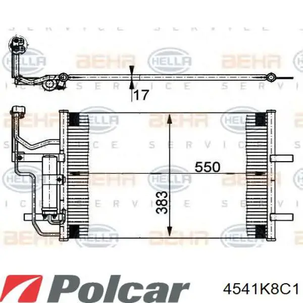 4541K8C1 Polcar Конденсатор