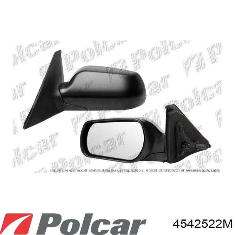 Наружное зеркало правое Polcar 4542522M цена, от 97.26 USD