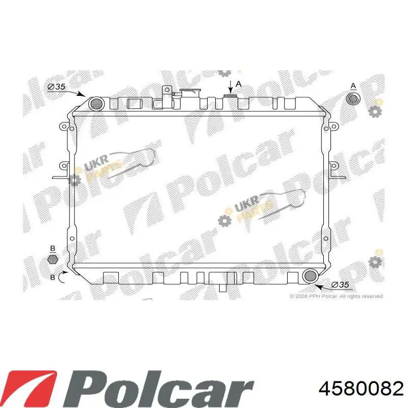 Радиатор RF0115200B Mazda