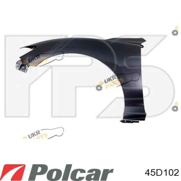 Купить 45D102 Polcar Крыло переднее правое