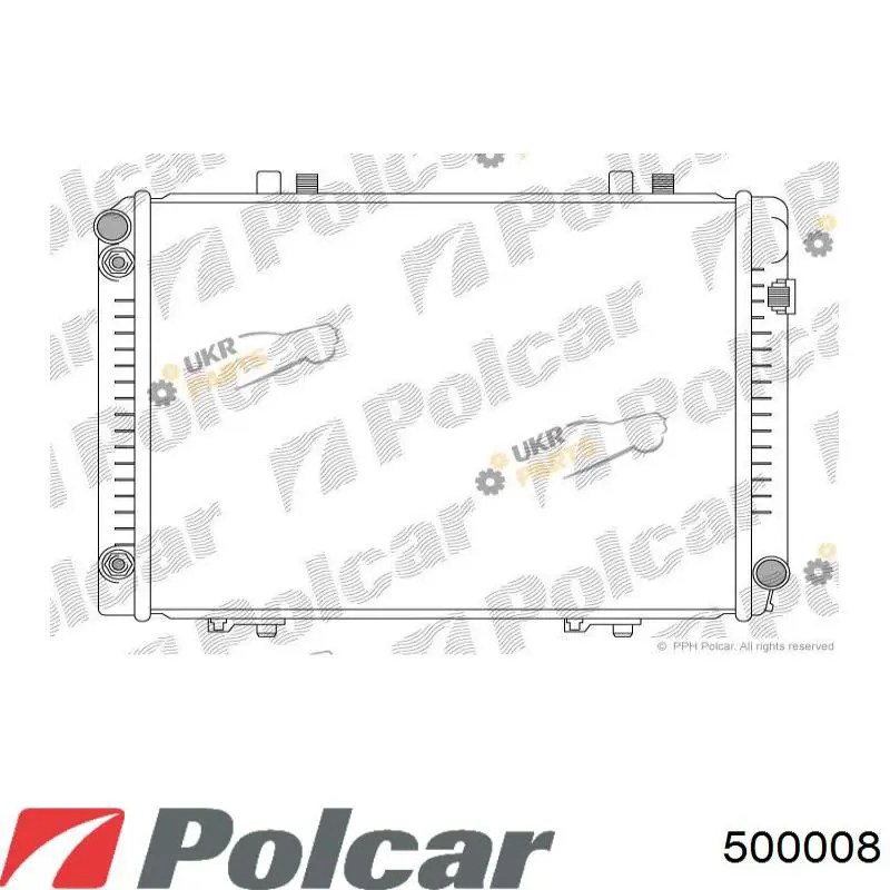 500008 Polcar радиатор
