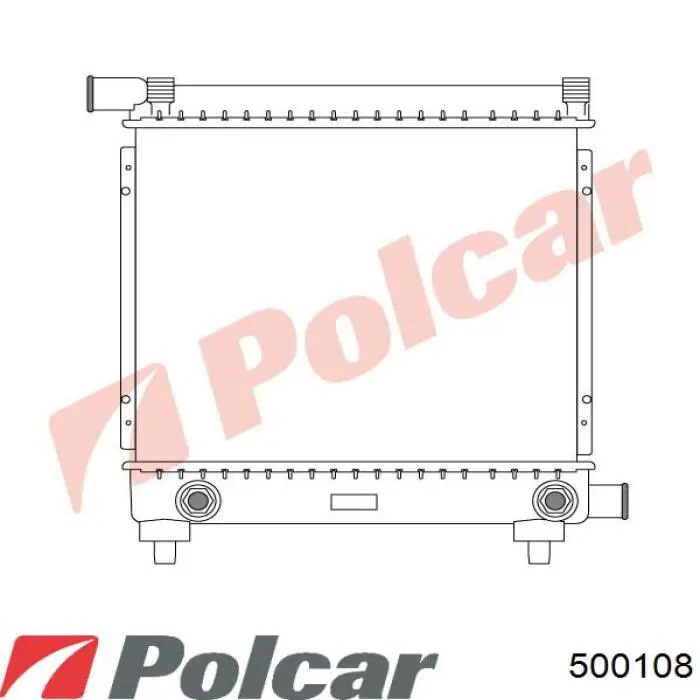 500108 Polcar радиатор