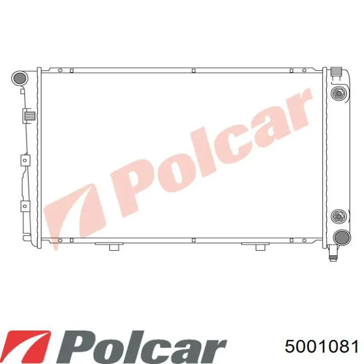 5001081 Polcar радиатор