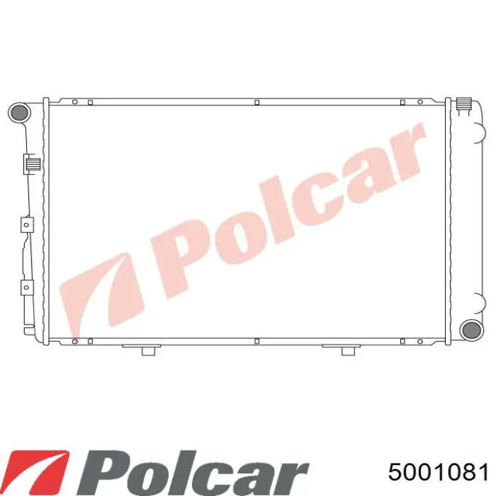 5001081 Polcar Радиатор основной