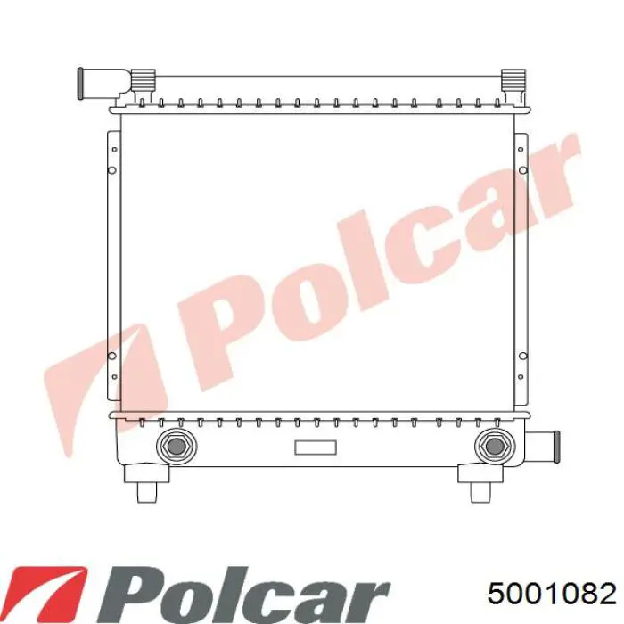 Радиатор 5001082 Polcar