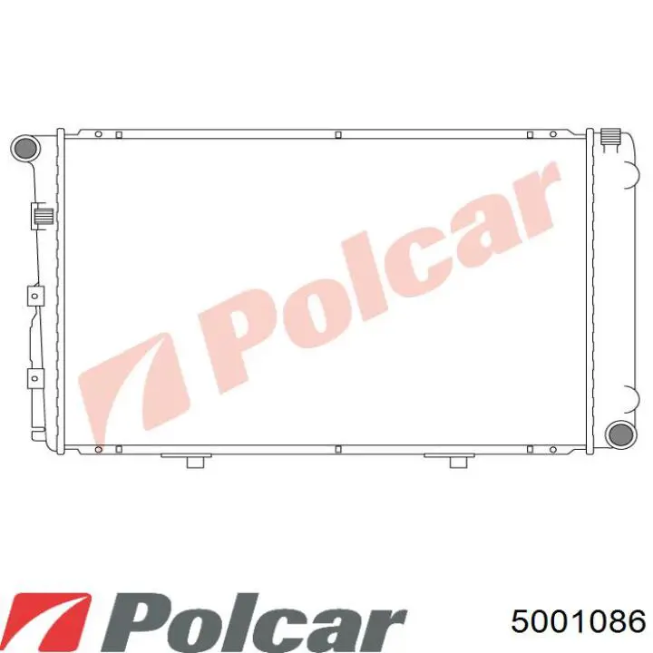 5001086 Polcar Радиатор основной