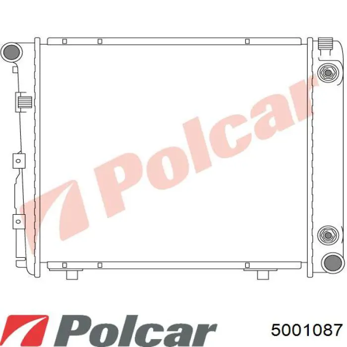 5001087 Polcar радиатор