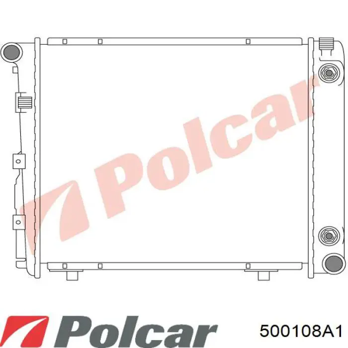 500108A1 Polcar радиатор