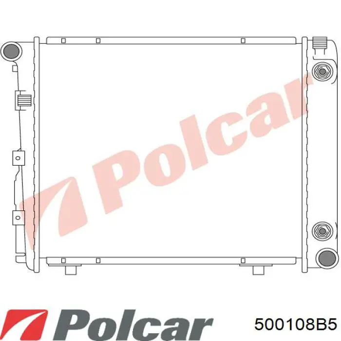 500108B5 Polcar радиатор
