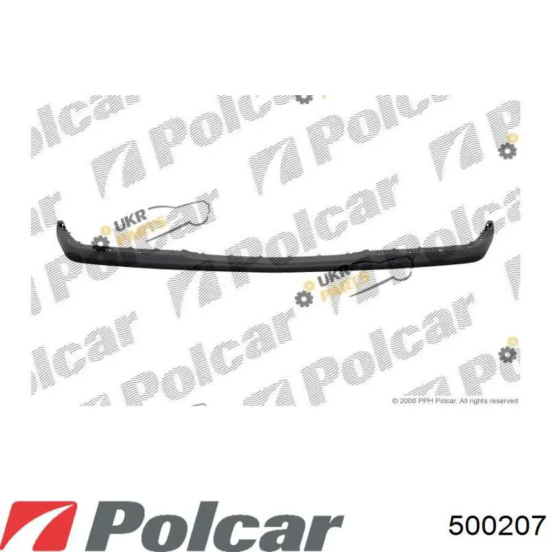 500207 Polcar Бампер передний в сборе