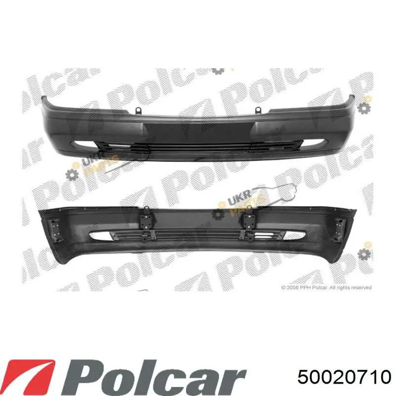 Передний бампер 50020710 Polcar