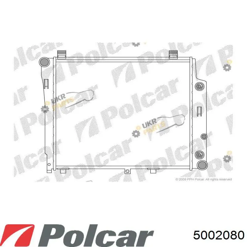 5002080 Polcar радиатор