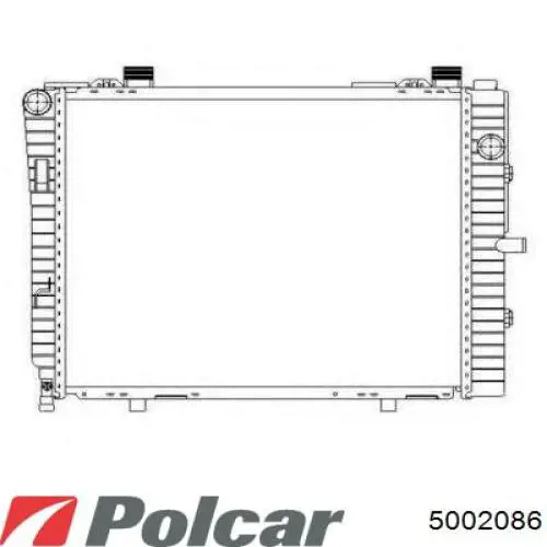 5002086 Polcar радиатор
