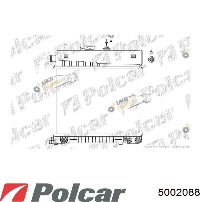 5002088 Polcar радиатор