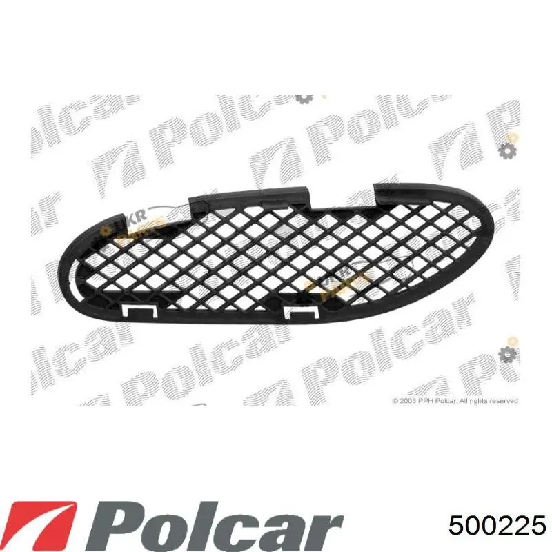 500225 Polcar спойлер переднего бампера