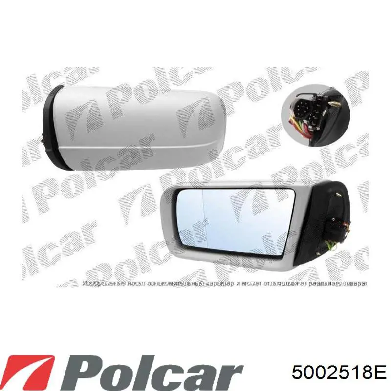 5002518E Polcar накладка (крышка зеркала заднего вида левая)