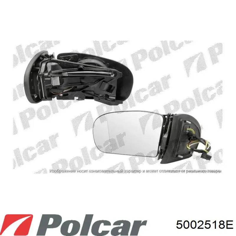 Накладка левого бокового зеркала Polcar 5002518E цена, от 10.14 USD
