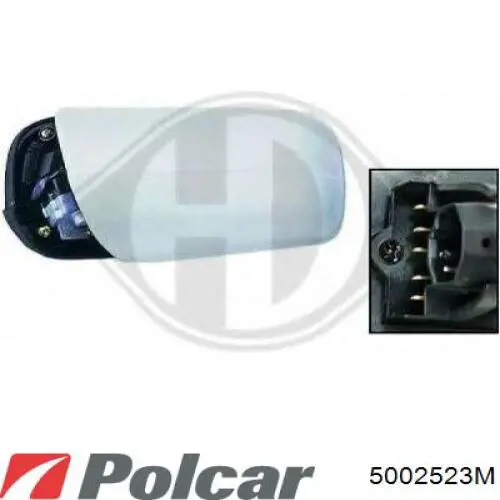 Правое боковое зеркало Polcar 5002525M