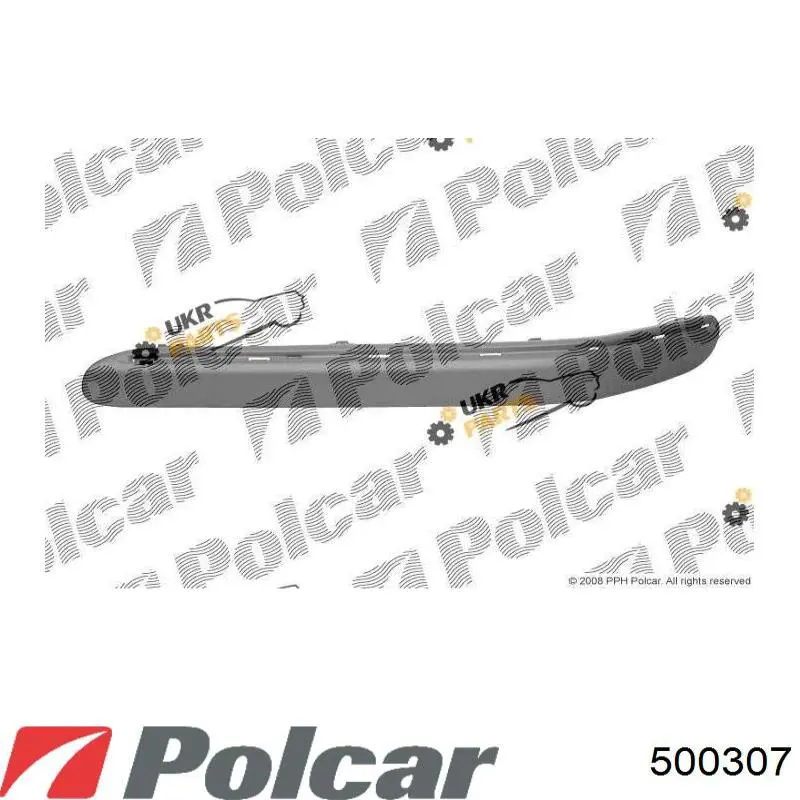500307 Polcar передний бампер