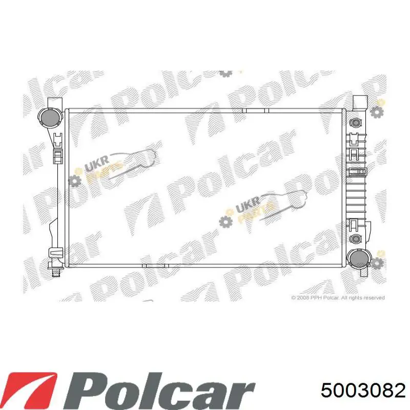 Радиатор 5003082 Polcar