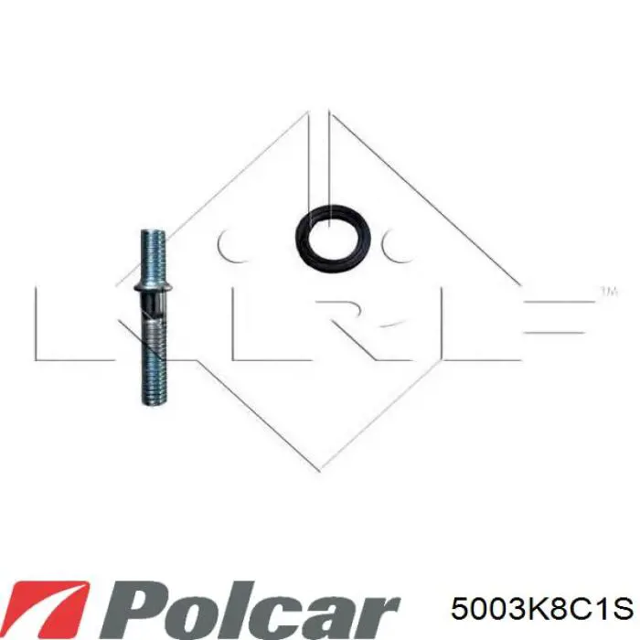 5003K8C1S Polcar радиатор кондиционера