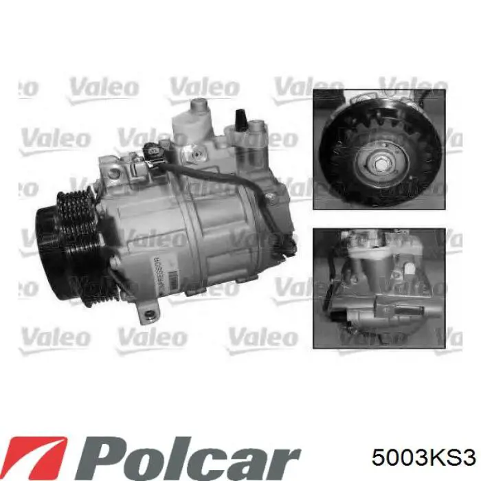 Купить 5003KS3 Polcar Компрессор климатической установки