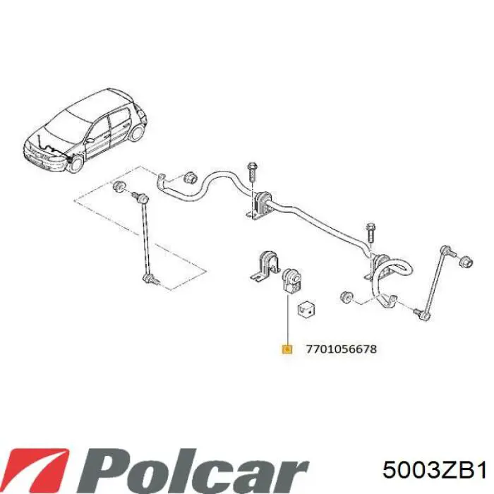 Бачок системы охлаждения 5003ZB1 Polcar