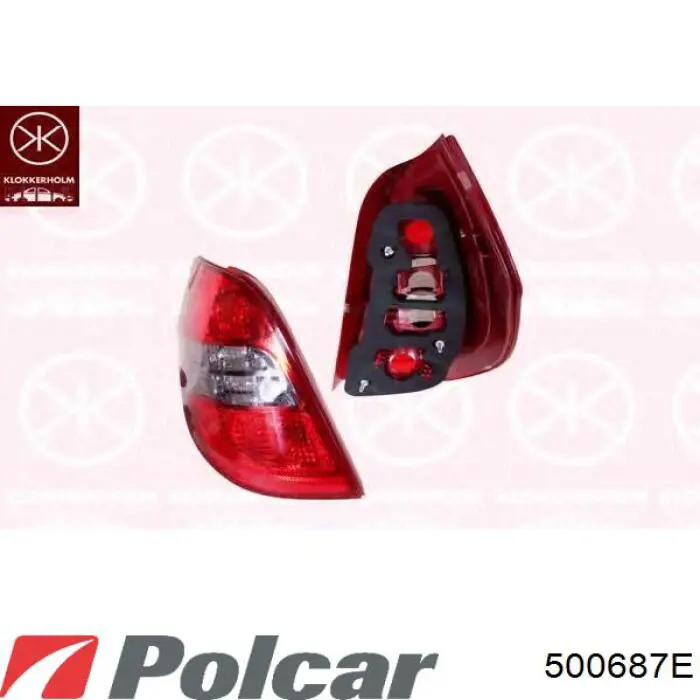 500687E Polcar Задний левый стоп
