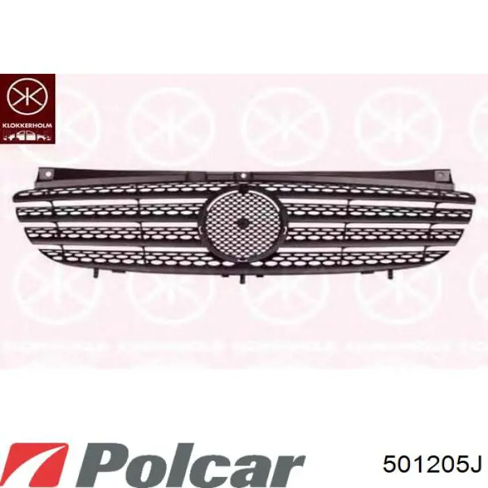 501205J Polcar решетка радиатора