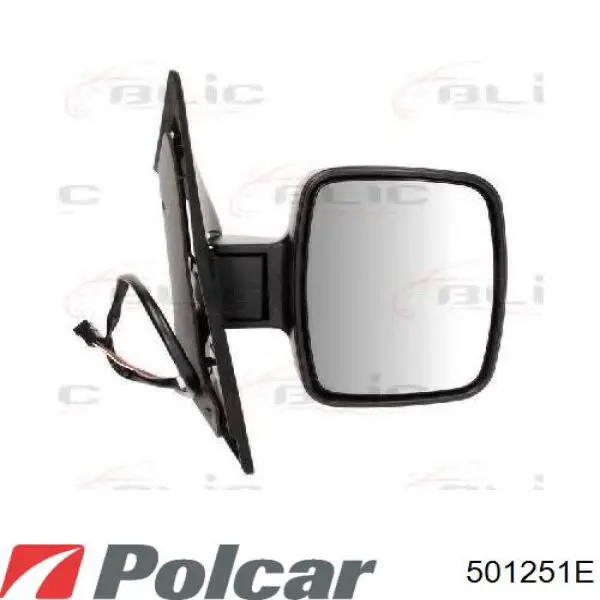 Купить 501251E Polcar Наружное зеркало левое