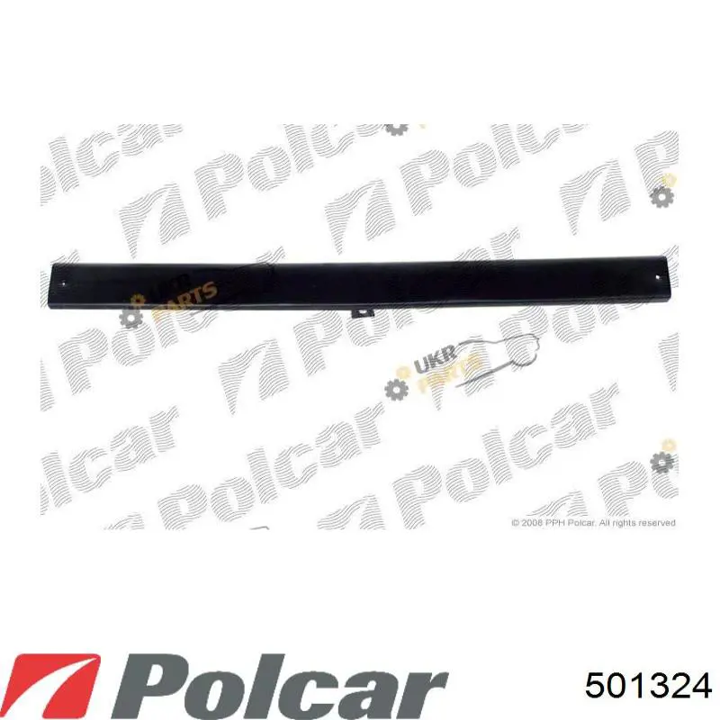 501324 Polcar суппорт радиатора нижний (монтажная панель крепления фар)