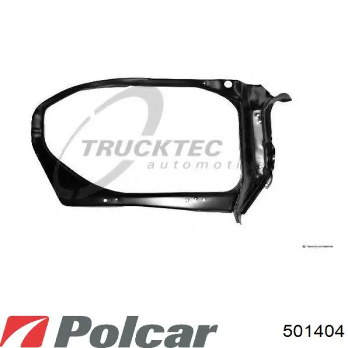 Купить 501404 Polcar Монтажная панель крепления фар