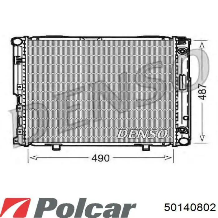 50140802 Polcar радиатор