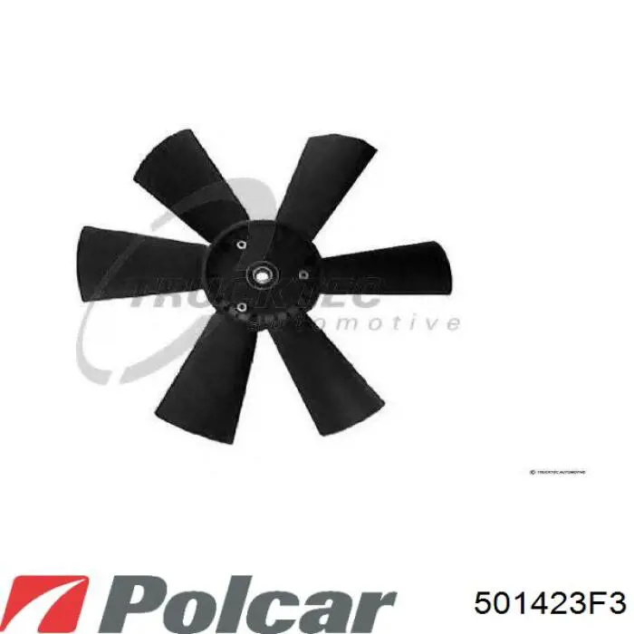 501423F3 Polcar вентилятор (крыльчатка радиатора охлаждения)